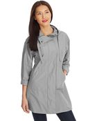 Eileen Fisher A Line Hooded Coat - Lyst