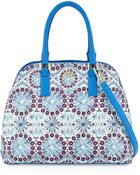 Tory Burch Robinson Opentop Dome Satchel Bag - Lyst