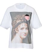 Julien David Cotton Graphic Print T-Shirt - Lyst