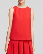 Diane von Furstenberg Top - Sleeveless Shell - Lyst