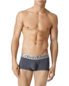 Calvin Klein Steel Microfiber Low Rise Trunk - Lyst