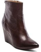 Frye Regina Wedge Short Boot - Lyst