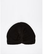 Asos Rib Knit Turban Hat - Lyst