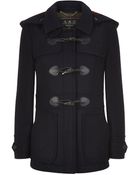 Barbour Wool Buttermere Duffle Coat - Lyst