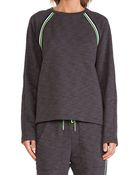 T By Alexander Wang Stripe Pullover - Lyst