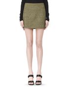 Alexander Wang Mesh Bonded Neoprene Miniskirt - Lyst