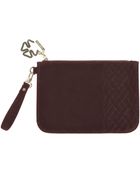 Stefanel Velvet Envelope Bag With Handle - Lyst