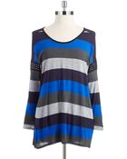 Two By Vince Camuto Striped Top - Lyst