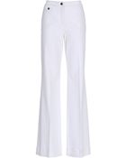 Stefanel Flared Trousers - Lyst