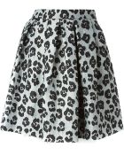 Moschino Cheap & Chic Animal Print Pleated Skirt - Lyst