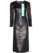 Marc By Marc Jacobs Holographic Lamé Printed Dress - Lyst