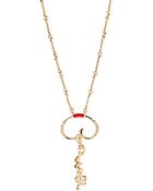 Aurelie Bidermann Soho Key And Snake Necklace - Lyst