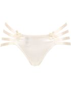 Bordelle Webbed Silk Satin Thong - Lyst