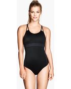 H&M Sports Swimsuit - Lyst