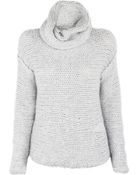 Raquel Allegra Cowl Neck Pullover - Lyst