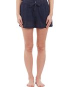 Sea Eyelet Pajama Shorts - Lyst