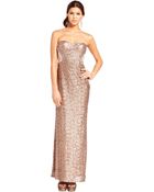 Jump Strapless Sequin Column Gown - Lyst