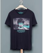 Pull&Bear Print Tshirt - Lyst