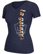 Adidas Womens La Galaxy Split Decision Tshirt - Lyst
