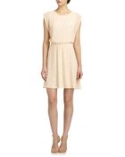 Alice + Olivia Lisette Sequin Silk Dress - Lyst