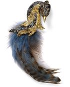 Alexis Bittar Elements Feathered Starling Pin - Lyst