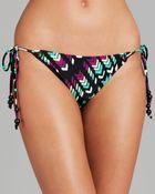 Shoshanna Villa Belrose Tie Side Bikini Bottom - Lyst