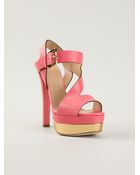 Sergio Rossi Bicolour Sandals - Lyst