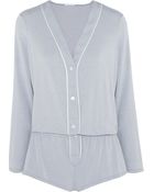 Eberjey Giselle Stretch-Jersey Playsuit - Lyst
