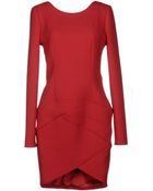 Jay Ahr Short Dress - Lyst