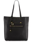 Halston Leather North/South Tote Bag - Lyst