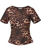 Steffen Schraut Animal Print Top - Lyst