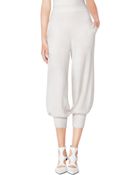 Tamara Mellon Harem Pants In Cream - Lyst