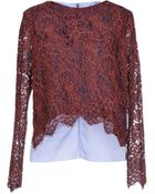 Carven Blouse - Lyst