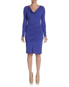 Nicole Miller Artelier Ruched Jersey Dress - Lyst