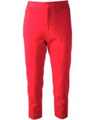 MSGM Stretch Trousers - Lyst