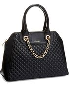 Calvin Klein Quilted Satchel - Lyst