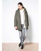 Violeta By Mango Detachable Lining Parka - Lyst