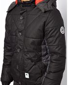 Bellfield Padded Jacket with Detachable Hood - Lyst