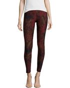 Dex Woods-Print Jersey Leggings - Lyst
