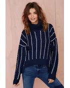 Nasty Gal All Right Now Turtleneck Sweater - Lyst