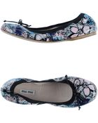 Miu Miu Ballet Flats - Lyst