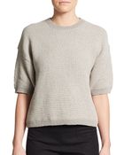 3.1 Phillip Lim Waffle-Stitched Dropped Shoulder Knit Pullover - Lyst
