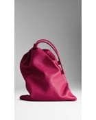 Burberry The Duffle Pouch in Nappa Leather - Lyst
