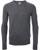 Burberry Brit Elbow Patch Sweater - Lyst