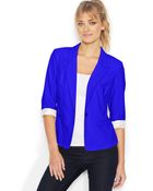Kensie Three-quarter-sleeve Blazer - Lyst