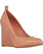 See By ChloƩ Grosgrain-Trim Wedge Pumps - Lyst