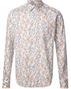 Paul & Joe Printed Shirt - Lyst