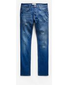 Mango Man Slim-Fit Vintage Wash Tim Jeans - Lyst