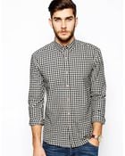 Selected Gingham Shirt - Lyst