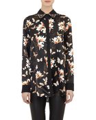 Givenchy Magnolia-Print Blouse - Lyst